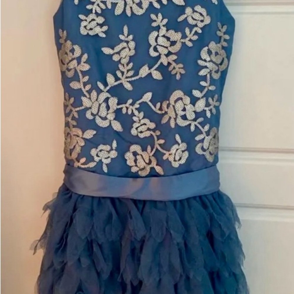 Girls Biscotti Tulle/Sequin Dress